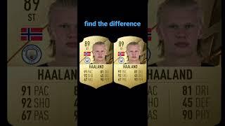 Find the difference ( haaland Fifa 23 card )