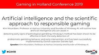 Artificial intelligence and responsible gaming (Mindway AI)