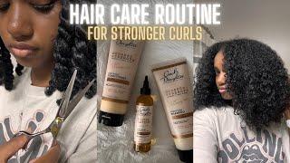 My Natural Hair Care Routine For Stronger Hair | Quick and Easy, Type 3B-4 Curls