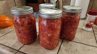 A very easy way to can diced tomatoes