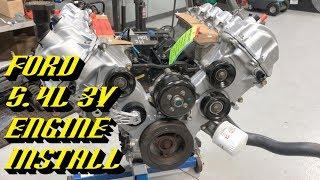 Ford 5.4L 3v Triton Engine Removal & Installation Part 2 of 2: Engine Prep and Installation