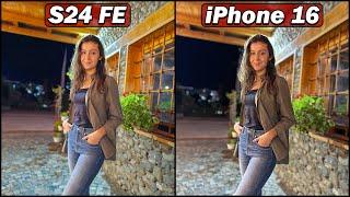 Samsung Galaxy S24 FE vs iPhone 16 Camera Test