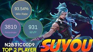 No.2 Player With 93% Win Rate - Top 2 Player byn2b31c00d9 - Mobile Legends