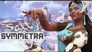 Toxic Overwatch Central:  Salty Symmetra player gets angry at tanks on KOTH Map