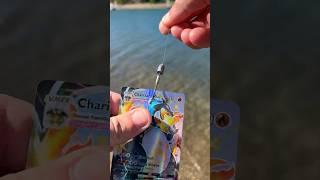 Fishing with Pokémon Cards  #pokemoncards #crownzenith #fishing #funny #ocean