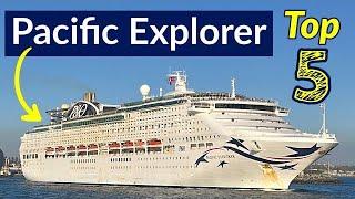 Top 5 BEST Things on Pacific Explorer Cruise Ship REVEALED! P&O Pacific Explorer!