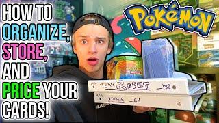 How to Organize POKEMON CARDS! Full Easy Collectors Guide! (Materials, Values, and Sets!) 2021