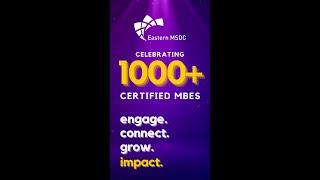 Celebrating 1000+ Certified MBEs