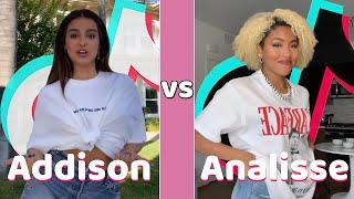 Addison Rae Vs Analisse World TikTok Dances Compilation 2020