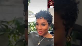 She Big Chopped Into A Dope Pixie Haircut  #africanamericanhair #hairstylesforblackwomen