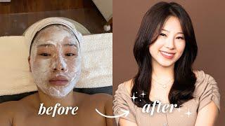 Extreme Glow Up in Korea Hair, Skin Treatments, Make Up, Photoshoot