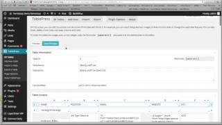 TablePress Tutorial