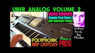 Korg Kronos Uber Analog Volume 2 Sample Pack Demo 3 ARP Odyssey OB Rik Marston