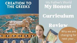 Creation To The Greeks | Curriculum Review | what worked for our family and what we tossed