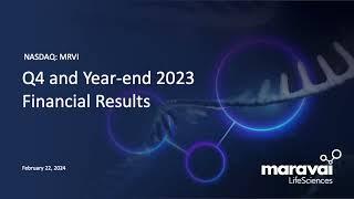 Maravai LifeSciences MRVI Q4 2023 Earnings Presentation