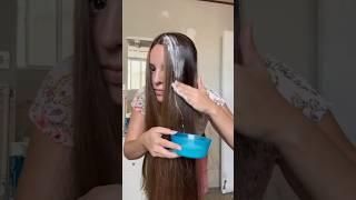 BURNING MY BLONDE HAIR OFF#haircare #hairstyle #hairtransformation #hairtutorial #haircolor