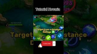 Novaria Tutorial mobile legends #tutorial #shorts #ml2b