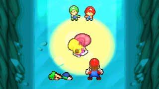 Mario & Luigi: Partners in Time - 07 - Gritzy Caves + Boss: Petey Piranha