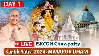 ISKCON Chowpatty Kartik Yatra 2024 | Sri Mayapur Dham | Day 01