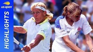 Martina Navratilova vs Steffi Graf in one of the greatest matches ever! | US Open 1991 Semifinal