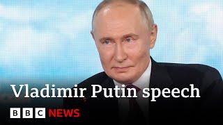 Russian President Vladimir Putin says Ukraine incursion has failed | BBC News