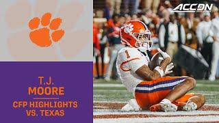 Clemson's T.J. Moore Sets New Career Highs In The College Football Playoffs