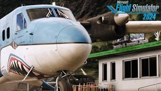 Microsoft Flight Simulator 2024 | DHC-6 Twin Otter | Saba (TNCS)  St Maarten (TNCM) | Caribbean