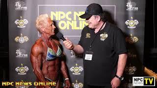 2023 IFBB Masters World Pro Women's Bodybuilding 50 Winner Tracy Smith