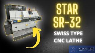 STAR SR 32 - Swiss Type CNC Lathe