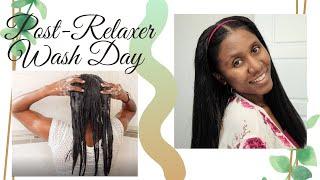 Post Relaxer Wash Day Routine: Important Tips for Healthier Relaxed Hair| Relaxed Hair