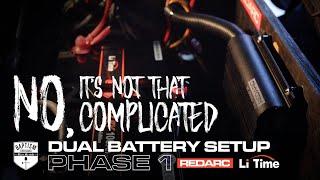 REDARC + LiTIME...Dual Battery Setup Made Simple!