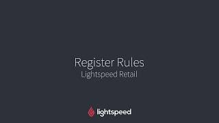 Register Rules - Beta Feature