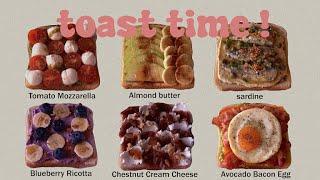 A week of Toastsimple toast recipes