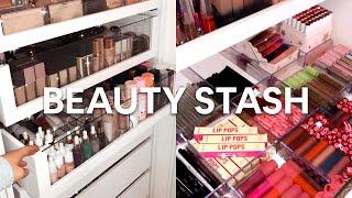 REORGANIZE my BEAUTY STASH with me | Kim ter Stege