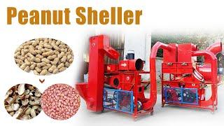 Efficient Peanut Shelling Machine in Action! Combined Groundnut Sheller and Cleaner machine for Sale