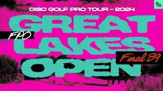 2024 Discraft Great Lakes Open | FPO FINALB9 | Handley, Tattar, Mertsch, King | Jomez Disc Golf