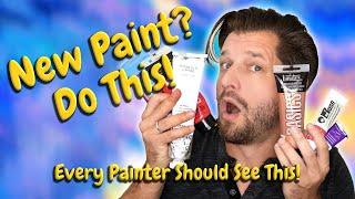 What All Artist Should Do When They Buy New Paints & Colors!