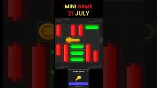 Hamster kombat mini game today |  Hamster kombat mini game key | 21 July hamster kombat new key