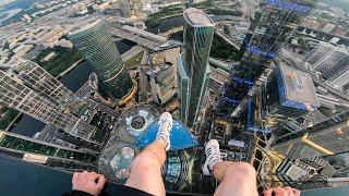 374 meters Moscow City - Federation Tower 4K 60fps [Drone + GoPro]