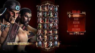 Mortal Kombat 9 - Expert Tag Ladder (Shang Tsung & Nightwolf/3 Rounds/No Losses)