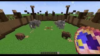 Grizzly Bear, Rattlesnake, Elephant and Rhino: Alex's Mobs vs. Naturalist mod