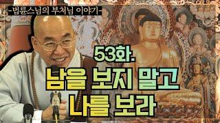 [법륜스님의 부처님 이야기] 53화. 남을 보지 말고 나를 보라