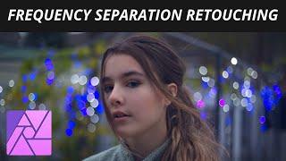 How To Use Frequency Separation For Retouching - Affinity Photo Tutorial