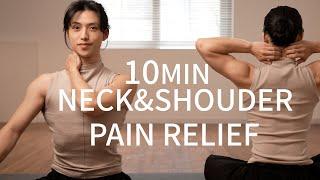 10 Minutes to Relieve Shoulder and Neck Pain & Stiffness - Say Goodbye to Bad Posture!