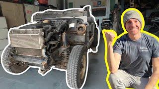 I START REBUILDING A 20 YEAR OLD LAND ROVER DEFENDER 110!