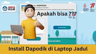 Cara Install Dapodik 2024 di Windows 7