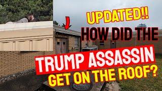 Updated Drone Analysis: Rooftop Access Butler's Trump Assassination Attempt How Did He Get on Roof?