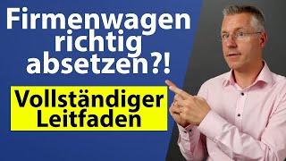 So versteuerst du deinen Firmenwagen RICHTIG (Kompletter Leitfaden) Steuerberater erklärt