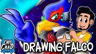 Drawing Falco from Star Fox | ABC Art Challenge