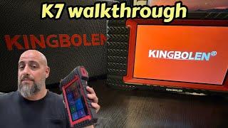 How I use the Kingbolen K7 OBD scan tool to scan cars and diagnose a car